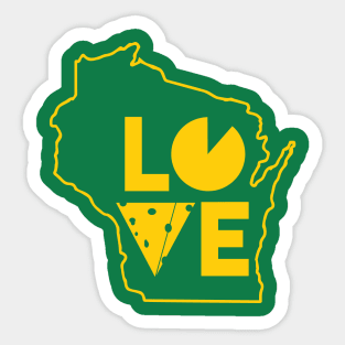 Wisconsin LOVE Sticker